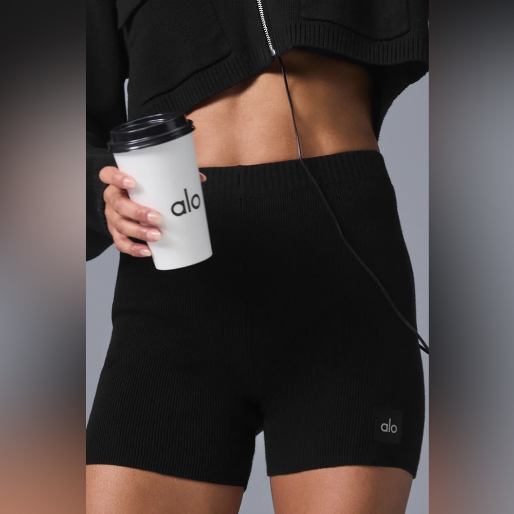 ALO Scholar Knit High-Waist Short